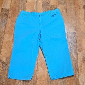 Chaps Turquoise Capris 16